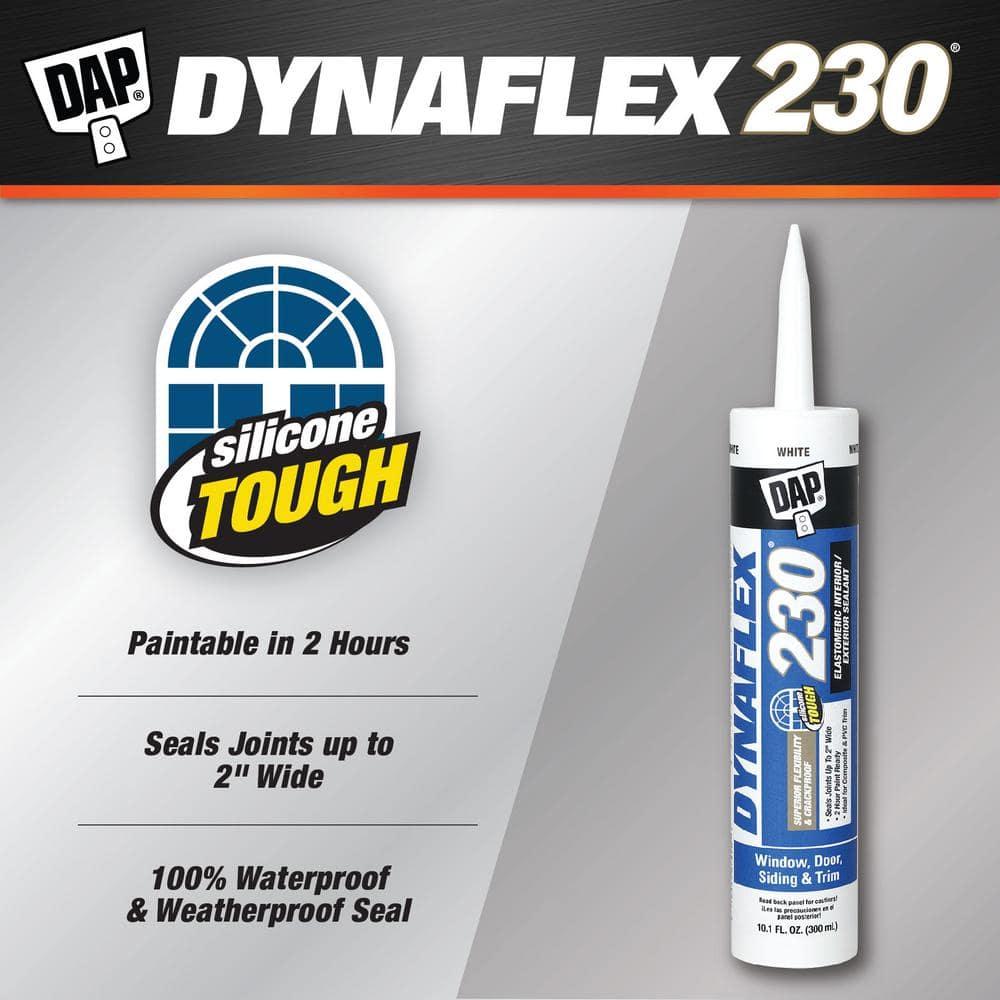 DAP Dynaflex 230 10.1 oz White Premium Latex Sealant Door and Trim