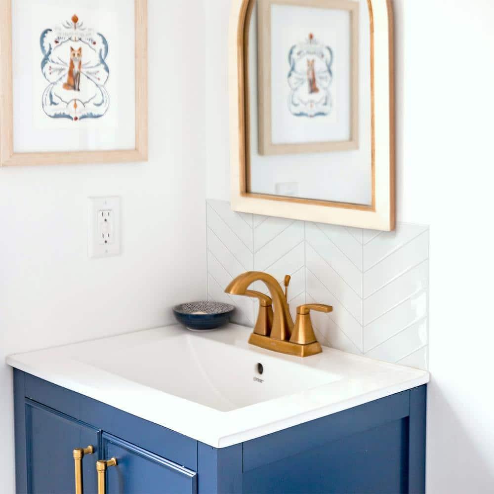 Peel and Stick Gel Backsplash Tile Blok 12" x 22"