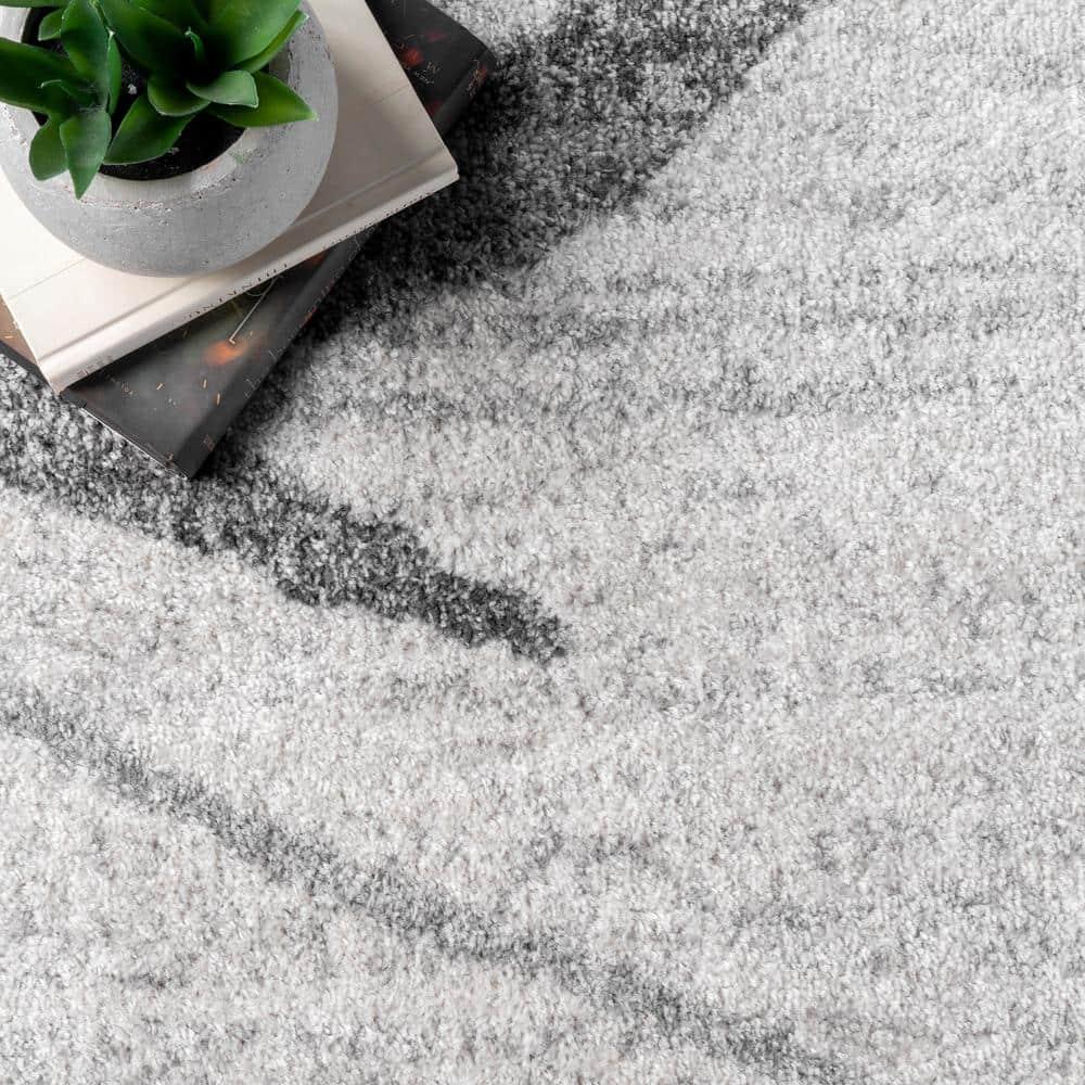nuLOOM Thigpen Contemporary Area Rug, Grey, 2' 6" x 14'