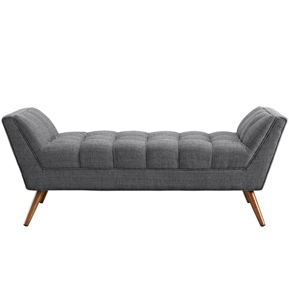 Modway Response Medium Upholstered Fabric Bench