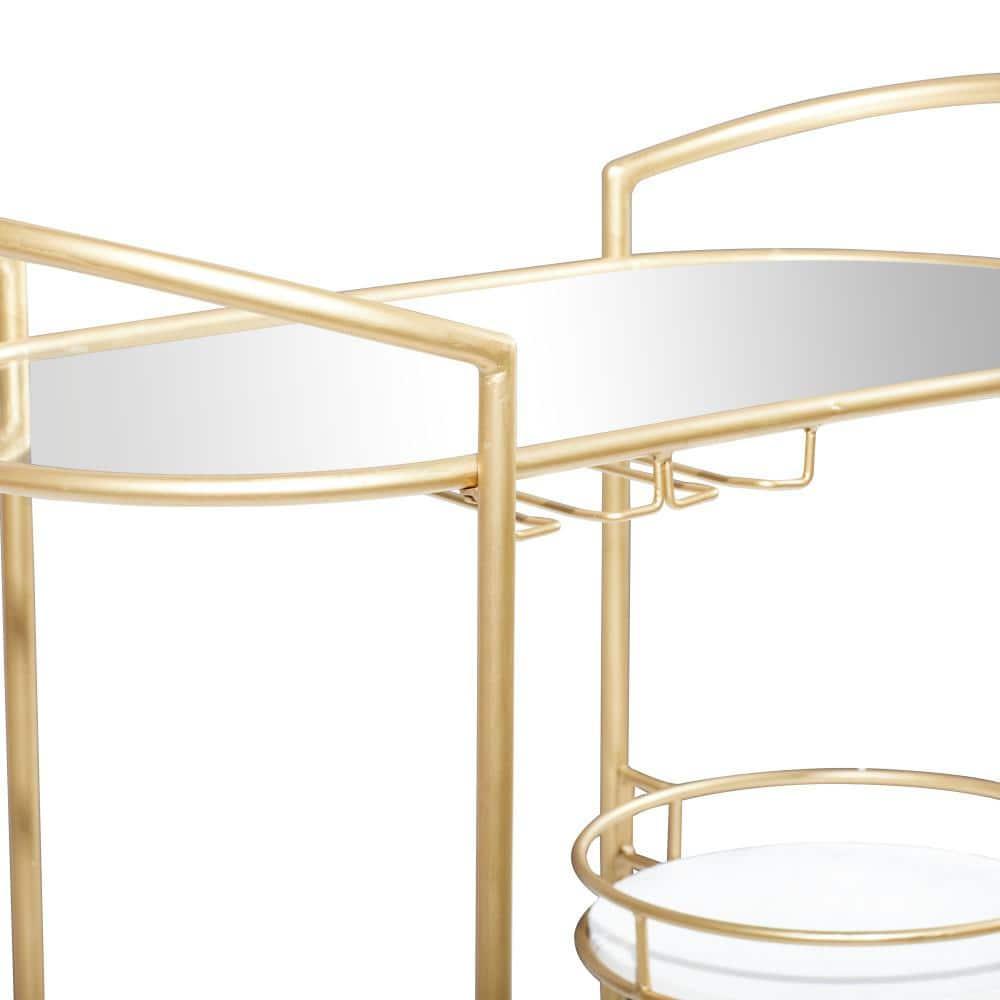 Colette Marble Bar Cart