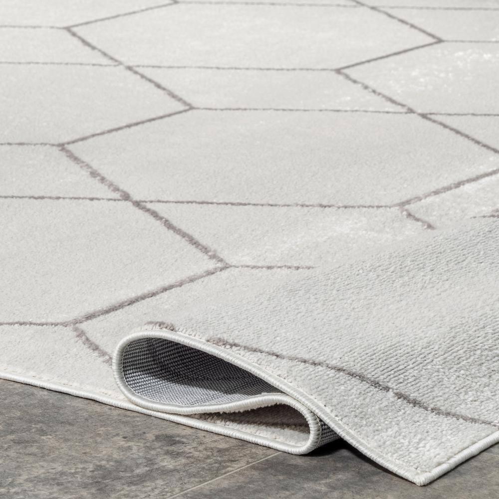 Nuloom Veronica Geometric 9x12 Indoor Area Rug for Living Room Bedroom Dining Room Kitchen, Beige/Ivory