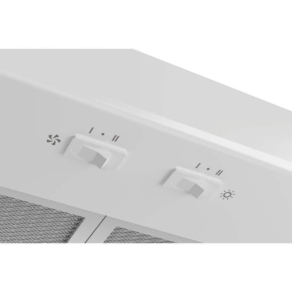 Broan Glacier 30-Inch 300 Max Blower CFM 5 Sones Range Hood