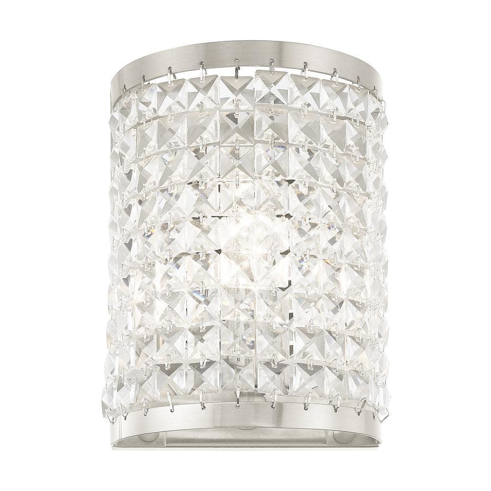 Livex Lighting Grammercy 1 - Light Wall Light in  Brushed Nickel