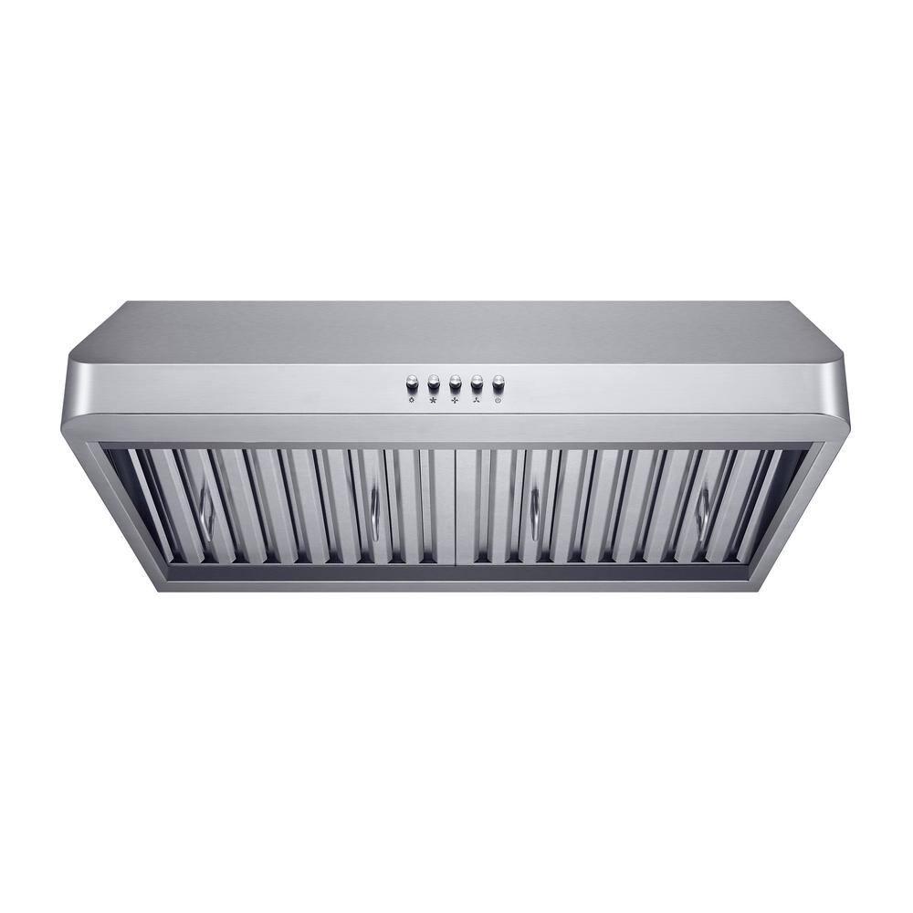 112 Series 30" 330 CFM Ducted Under Cabinet Range Hood