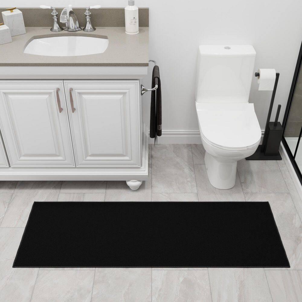 Ottomanson Ottohome Non-Slip Solid Area Rug For Living Room, Hallway Runner, Entryway Rug