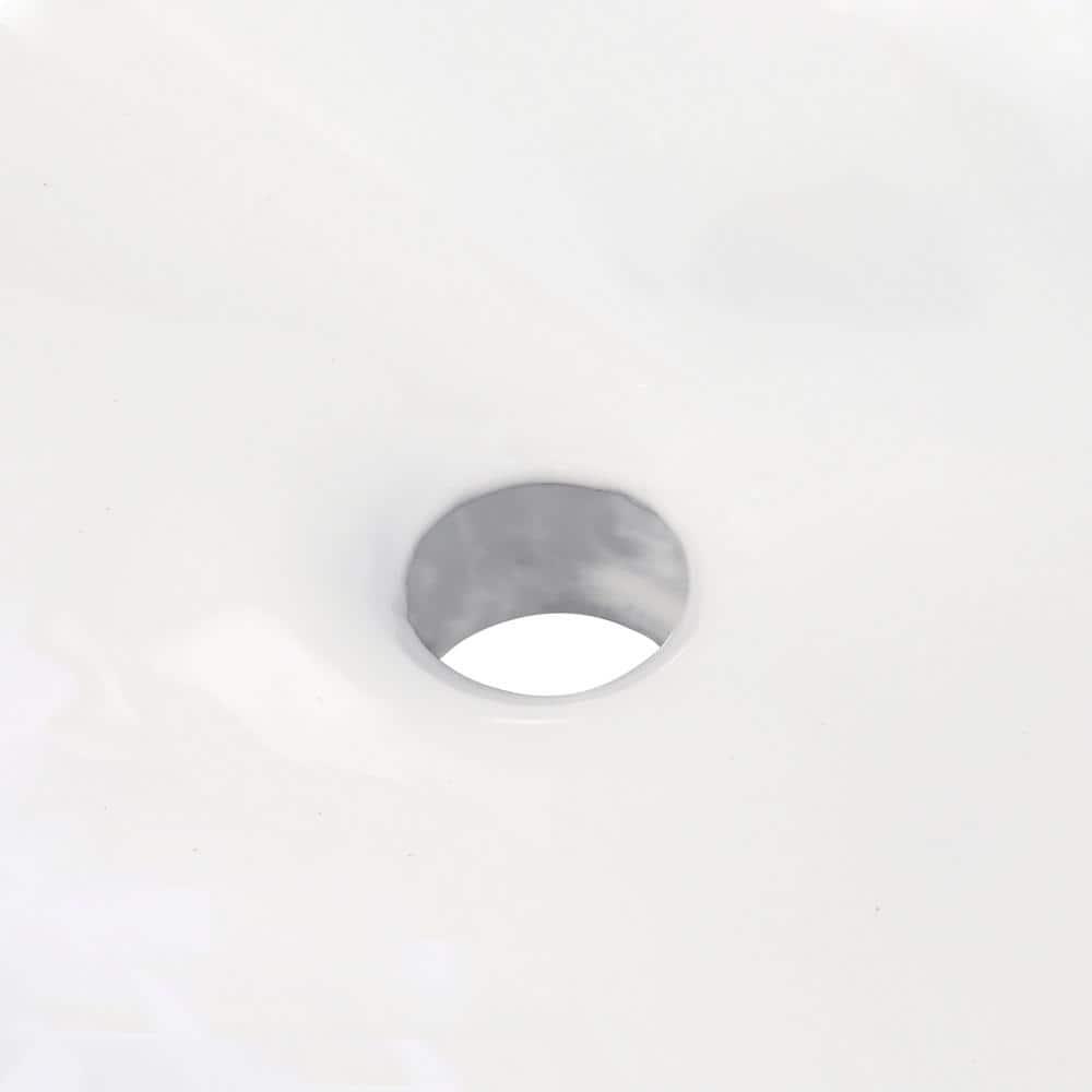 Tahoe Metal Rectangular Drop-In Bathroom Sink with Overflow