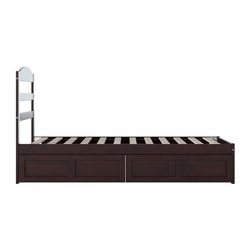 AFI Furnishings Warren Platform Bed T with Drawers ES