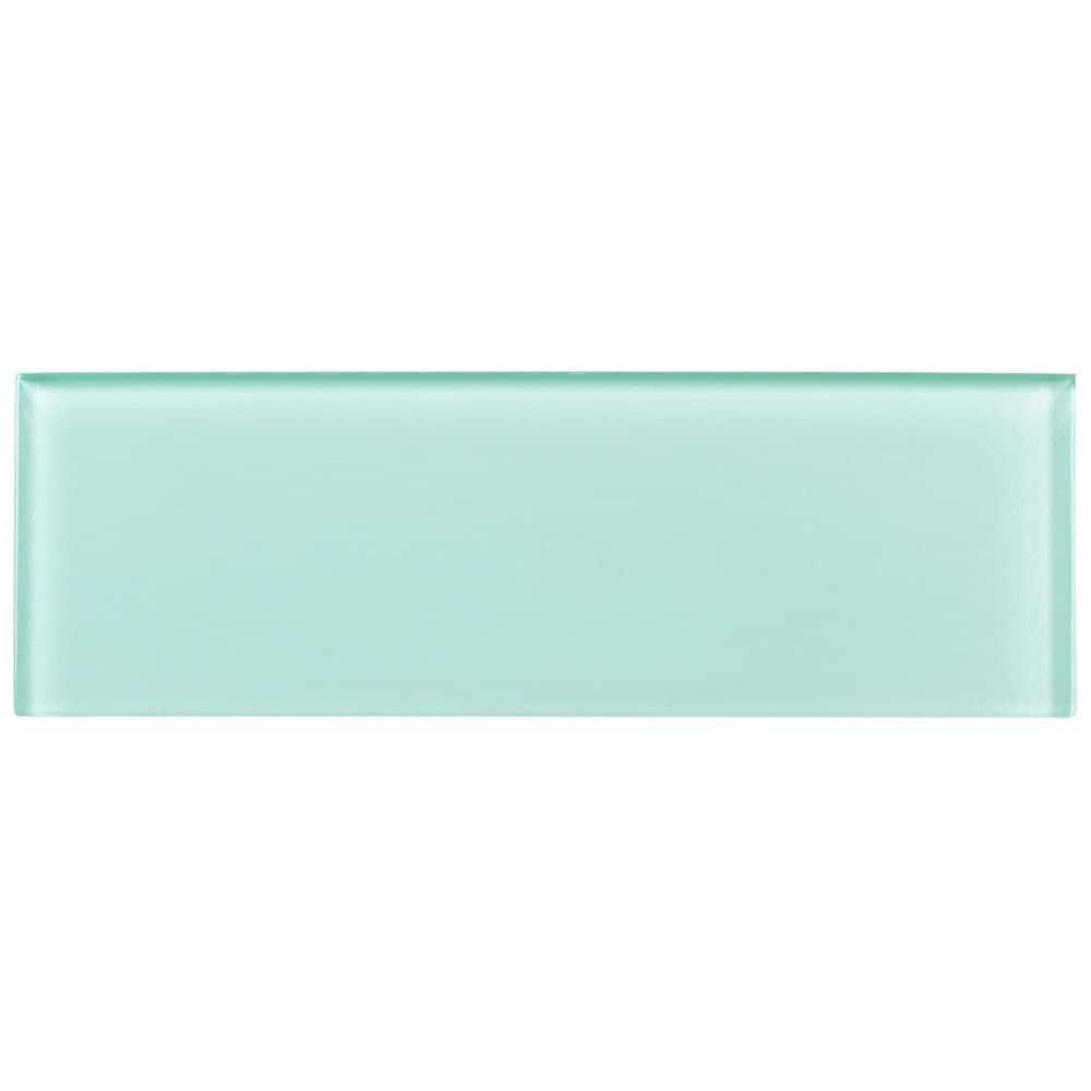 Enchant-Elle 4-in. x 12-in. Subway Polished Glass Wall & Floor Tile