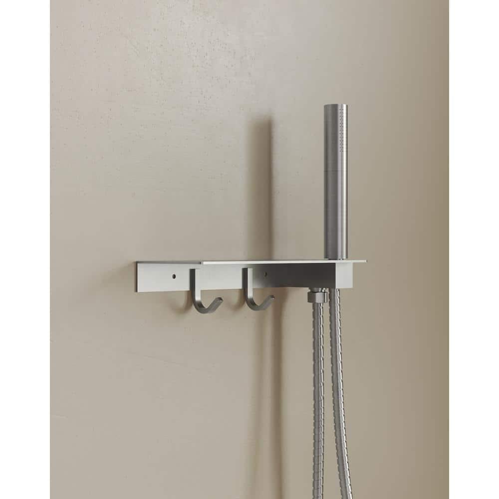Thermostatic Shower System 12" Rain Shower Head withHandheld Spray,Shower Faucet Set with Valve Trim Kit