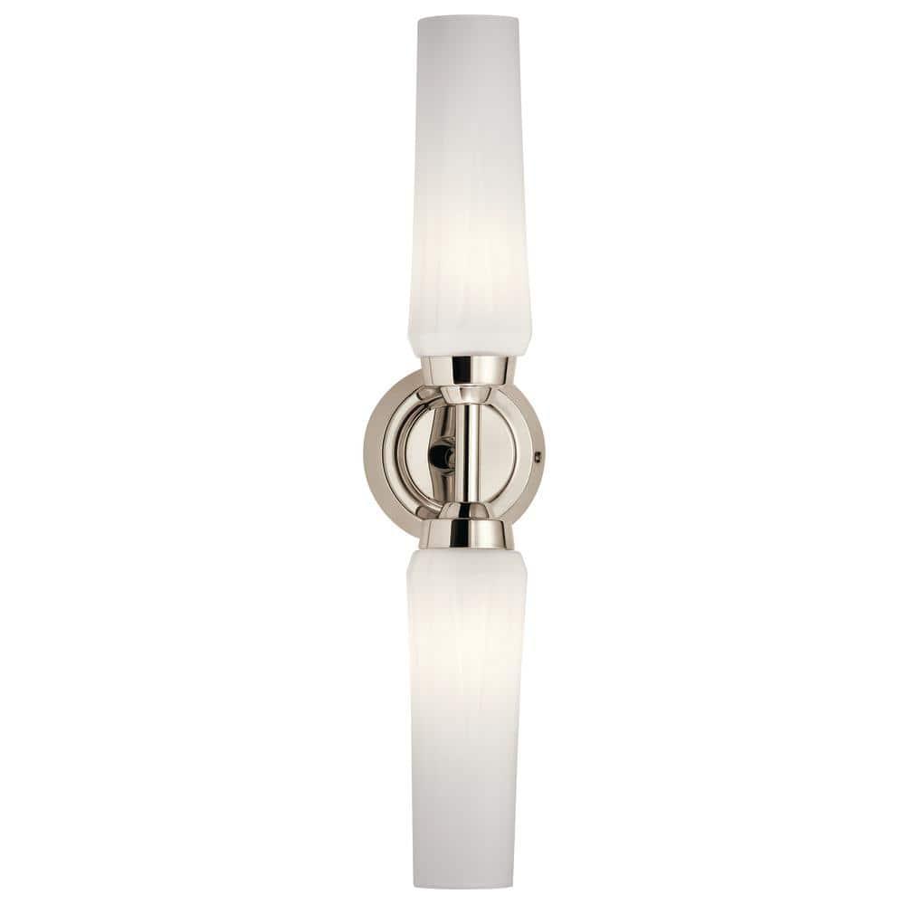 Kichler Lighting Truby 2 - Light Vanity in  Polished Nickel