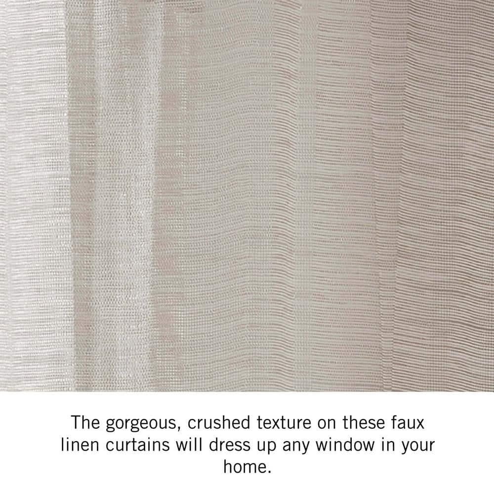 Nautica Cordelia Crushed Sheer Window Curtains & Reviews | Wayfair