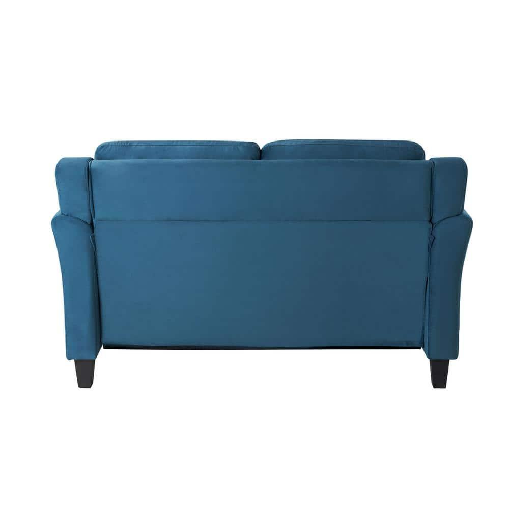 Lifestyle Solutions Harper Loveseat Blue Velvet