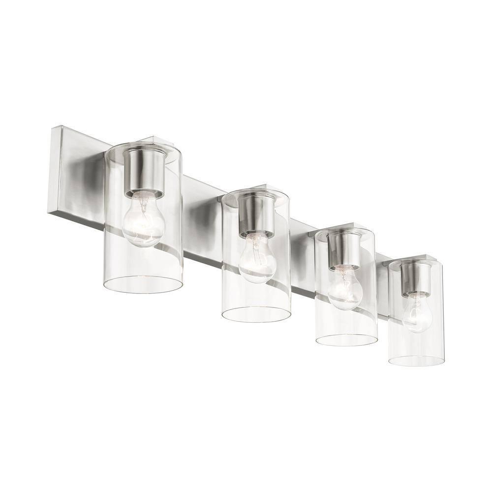 Livex Lighting Zurich 4 - Light Vanity in  Brushed Nickel
