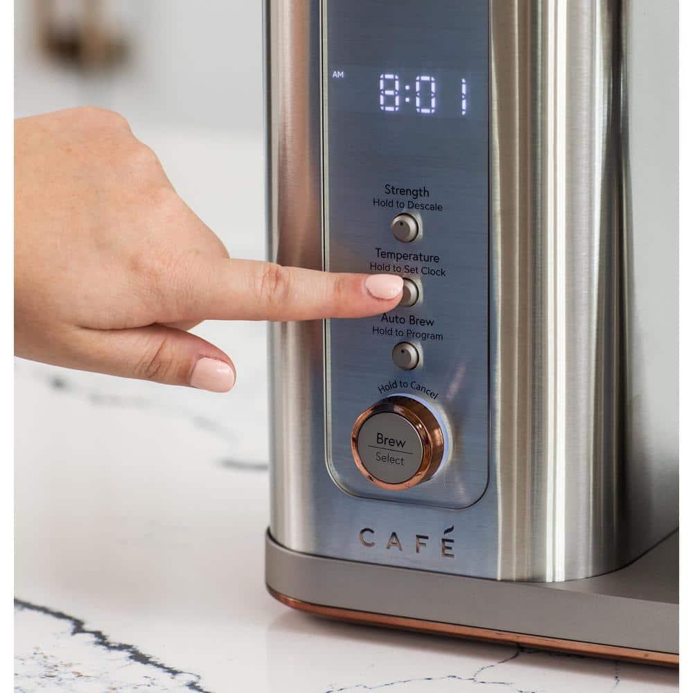 Café ™ Stainless Steel 10-Cup Drip Coffee Maker with Thermal Carafe