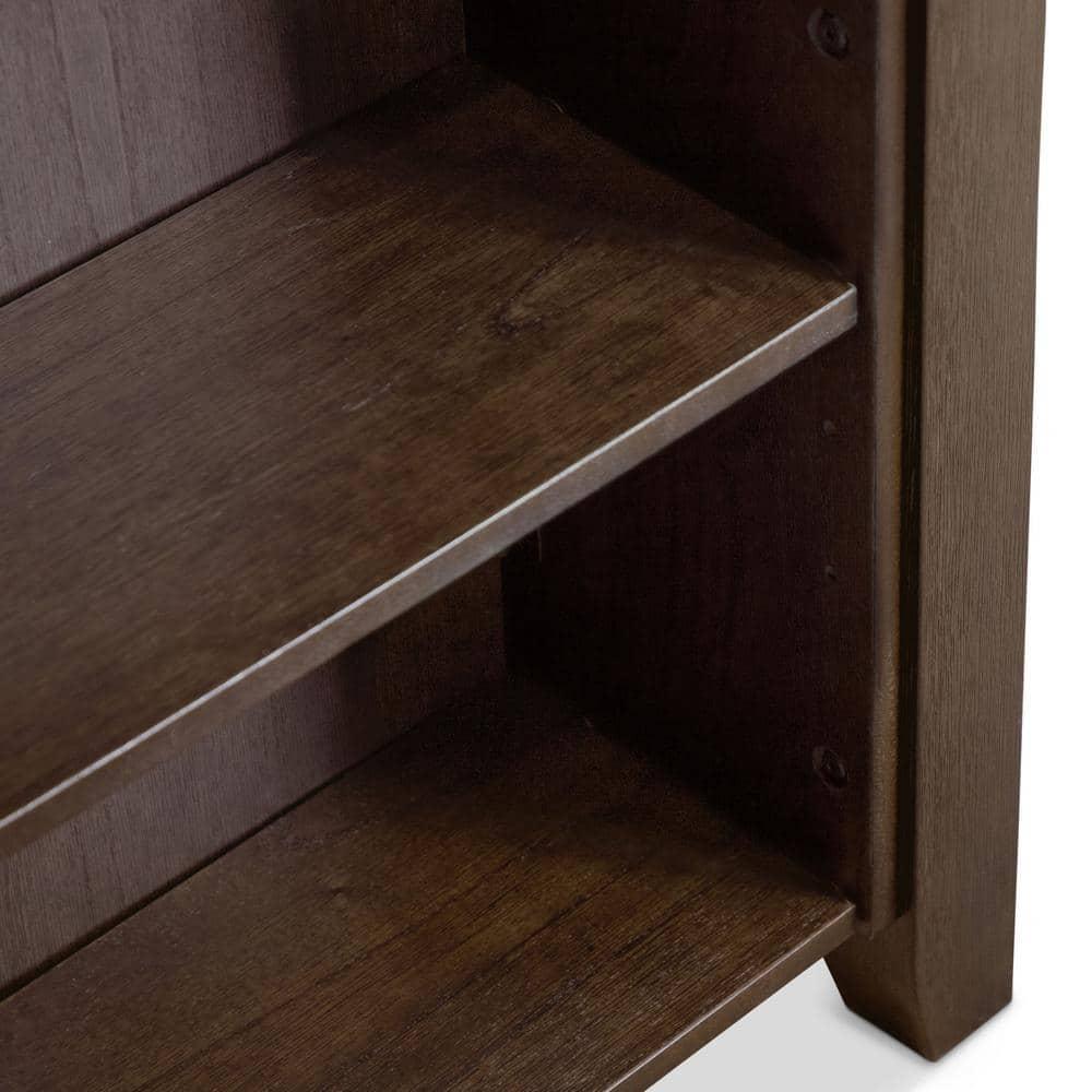 Furniture of America Tate 3-Piece Solid Wood Counter Height Dining Table Set, Dark Cherry