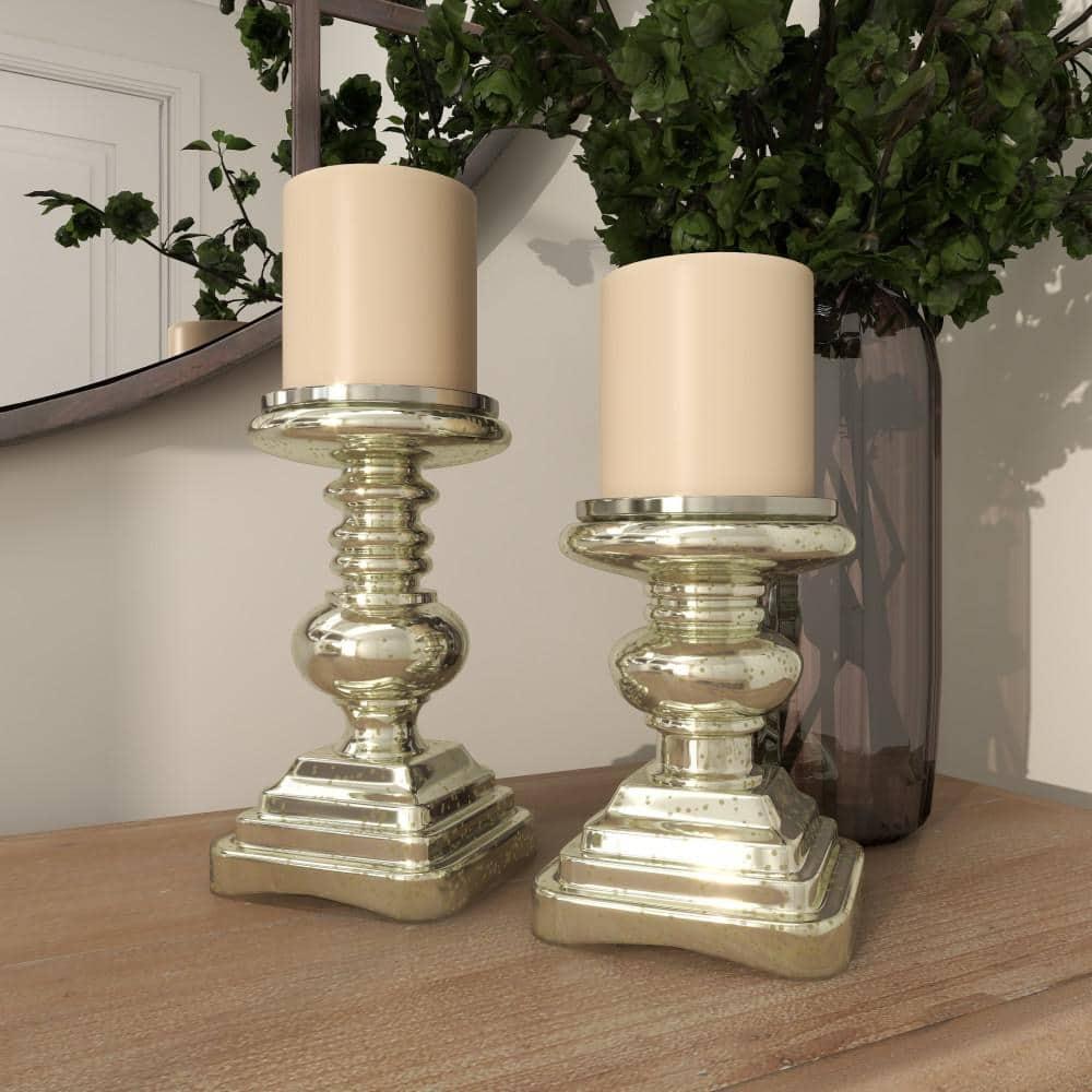 Traditional Candle Holder Set 2ct - Olivia & May