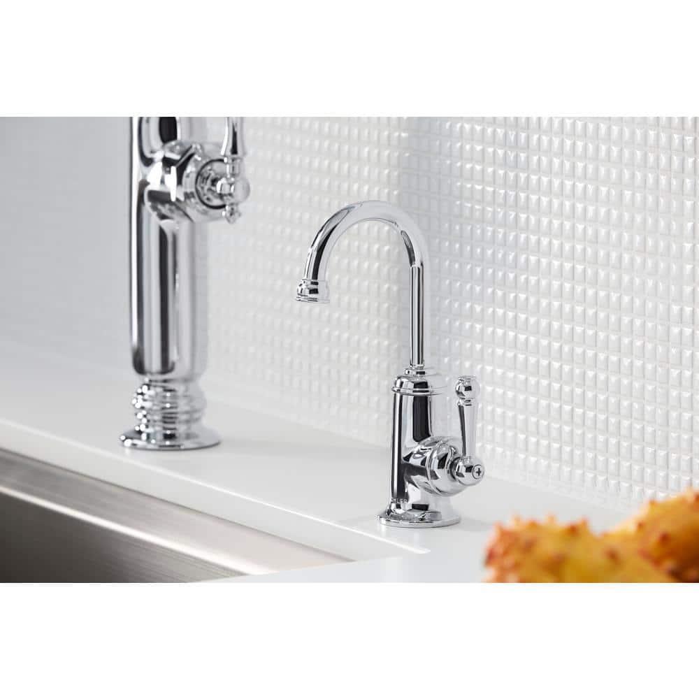 Kohler Tournant® Single Handle Semi-Professional Pre-Rinse Kitchen Faucet with Three-Function Pull Down Sprayer
