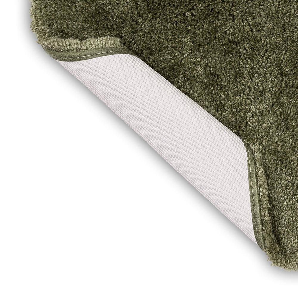 BrylaneHome The Elegance Bath Rug Collection - Bath Rug - 17" W 24" L, Olive