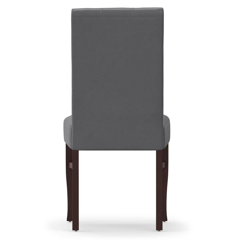 Simpli Home Ezra Dining Chair (Set of 2) in Stone Grey
