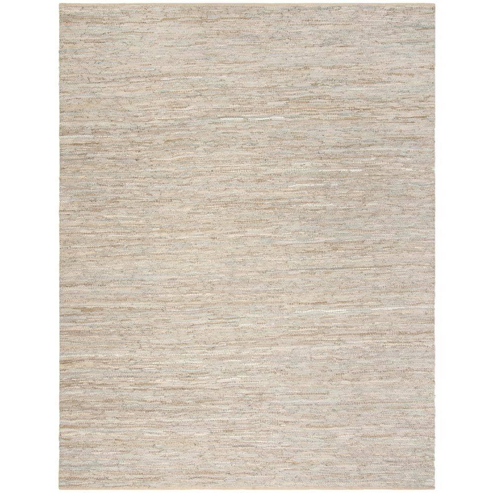 Vintage Leather VTL105 Hand Woven Indoor Area Rug - Beige - 8'x10' - Safavieh.