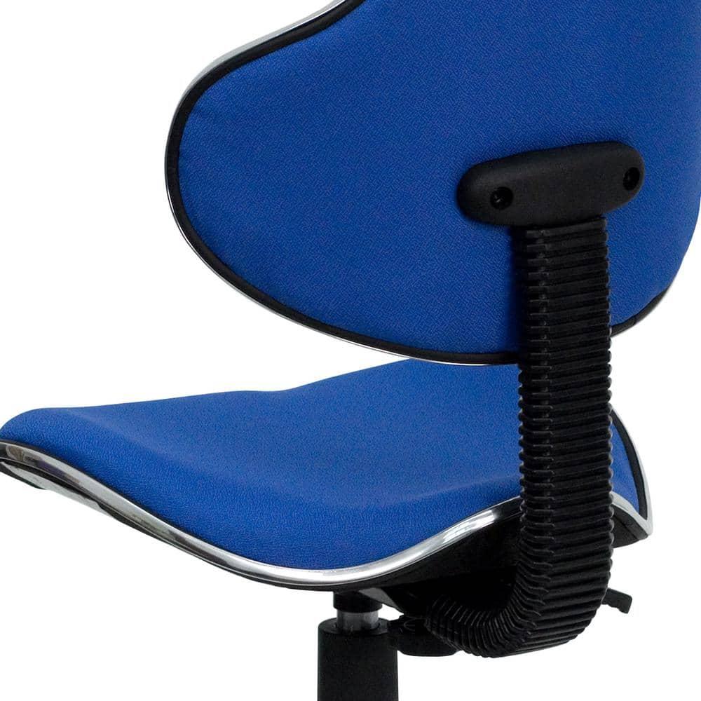Flash Furniture Whitney Blue Fabric Swivel Ergonomic Task Office Chair