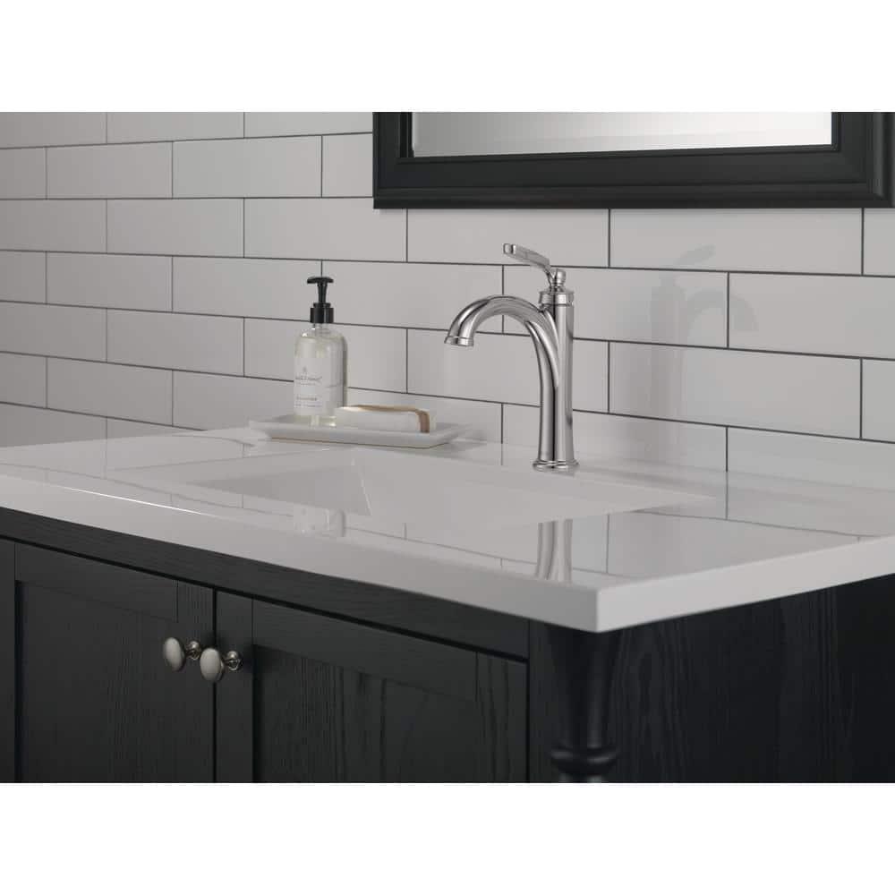 Woodhurst Single Hole Bathroom Faucet with Drain Assembly