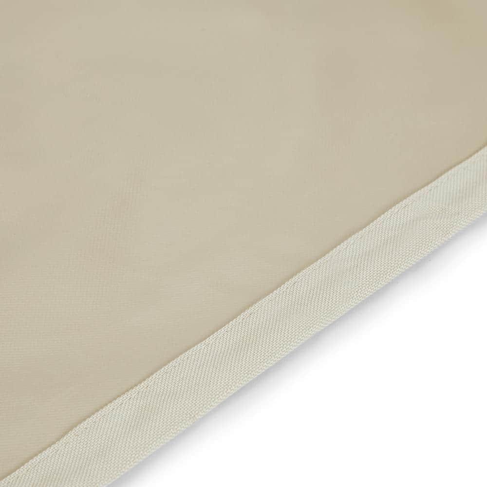 Crosley Furniture 2-Piece Vinyl Outdoor Arm Chair Furniture Cover Set in Tan