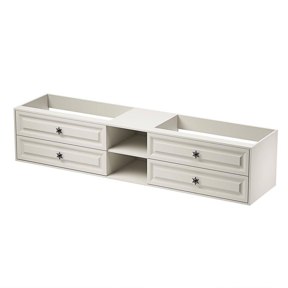 AMANI Eleen 96 In. W X 23 In. D X 22 In. H Bath Vanity Cabinet Without Top