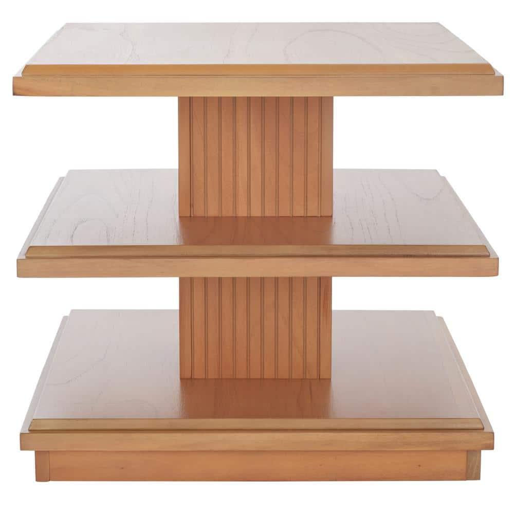 Suette 2 Shelf Accent Table - Natural - Safavieh