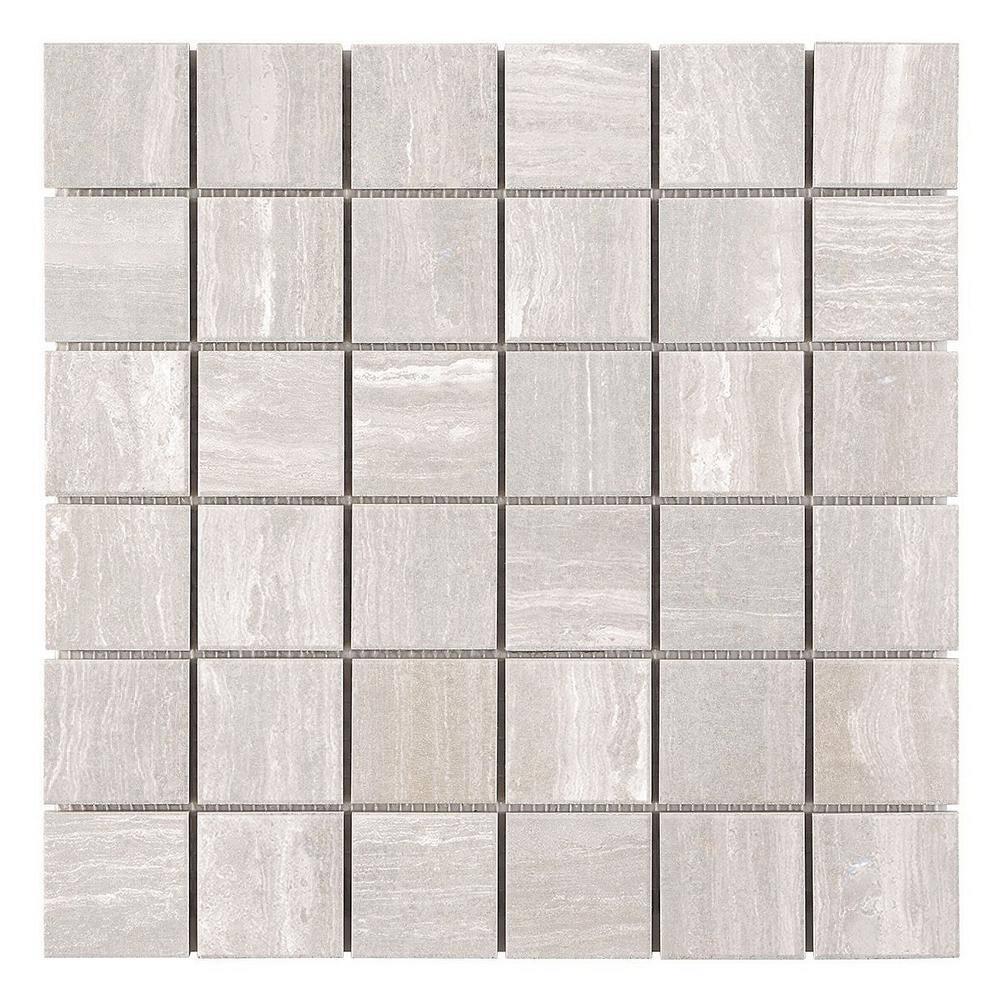 Roswell 12" x 12" Porcelain Mosaic Sheet Wall & Floor Tile (0.96 Sq. Ft. / Each)