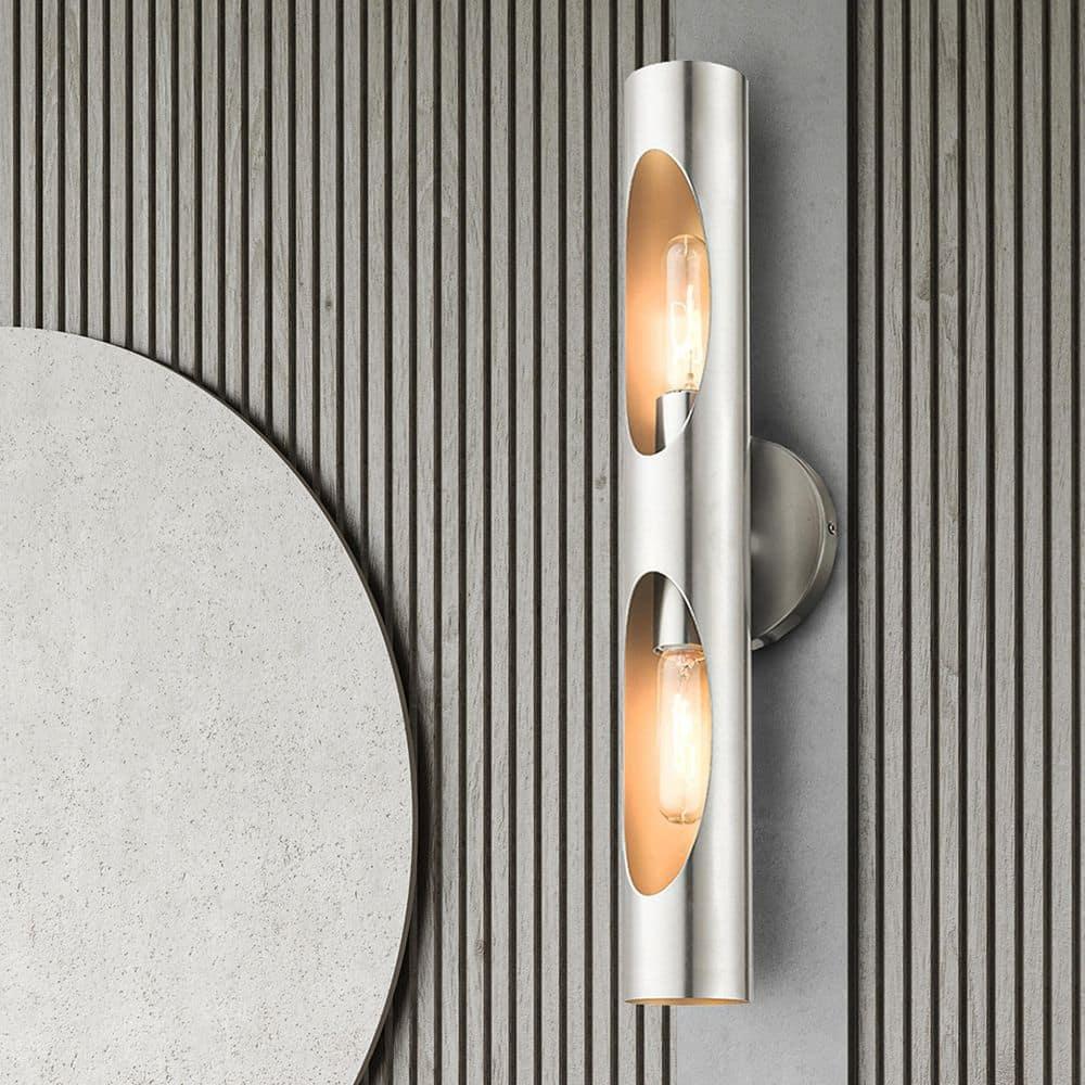 Livex Lighting Novato 2 - Light Wall Light in  Brushed Nickel