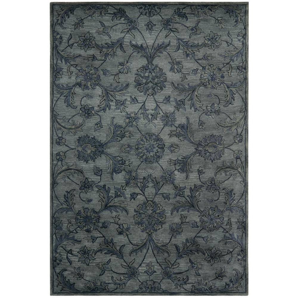 Antiquity AT824 Hand Tufted Indoor Area Rug - Grey/Multi - 6'x9' - Safavieh
