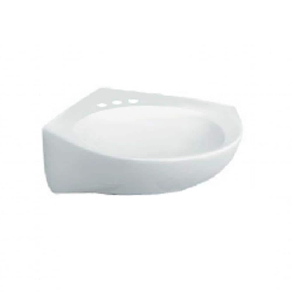 American Standard Cornice 15.5'' White Vitreous China Specialty Bathroom Sink with Overflow