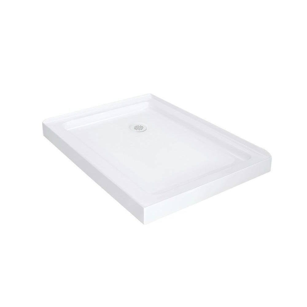 Moselle 60" W x 35" D x 77.5" H Frameless Rectangle Sliding Shower Enclosure with Base Included
