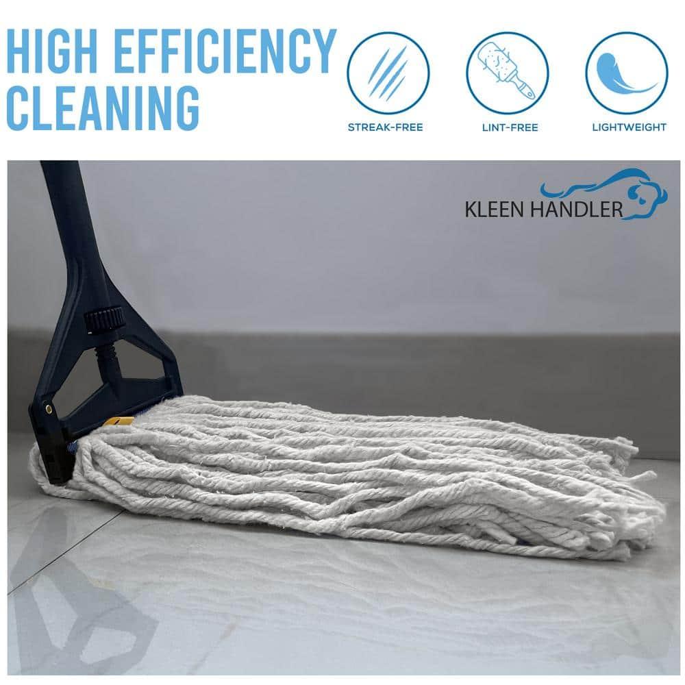 Natural Cotton String Mop Head Refill Pack, 11-inch Length