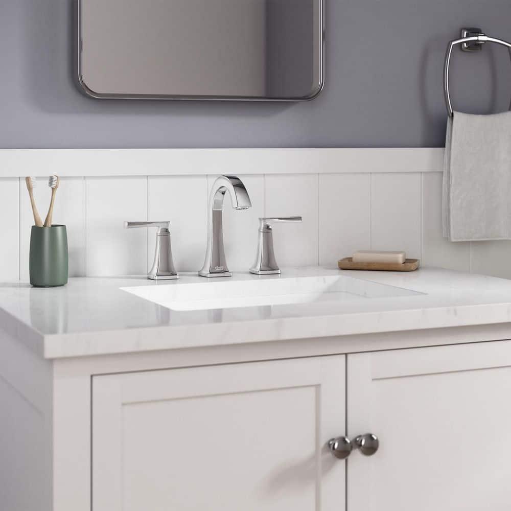 American Standard Belmeade Widespread Faucet 2-handle Bathroom Faucet with Drain Assembly 7426801.002