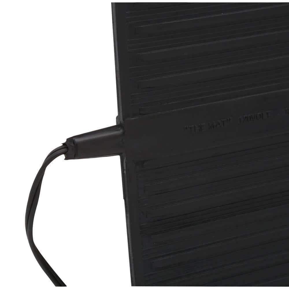 Cozy Products 16"X36" Electra Floor Heating Mat: Indoor Electric Heated Rubber Mat, Black, 6ft Cord