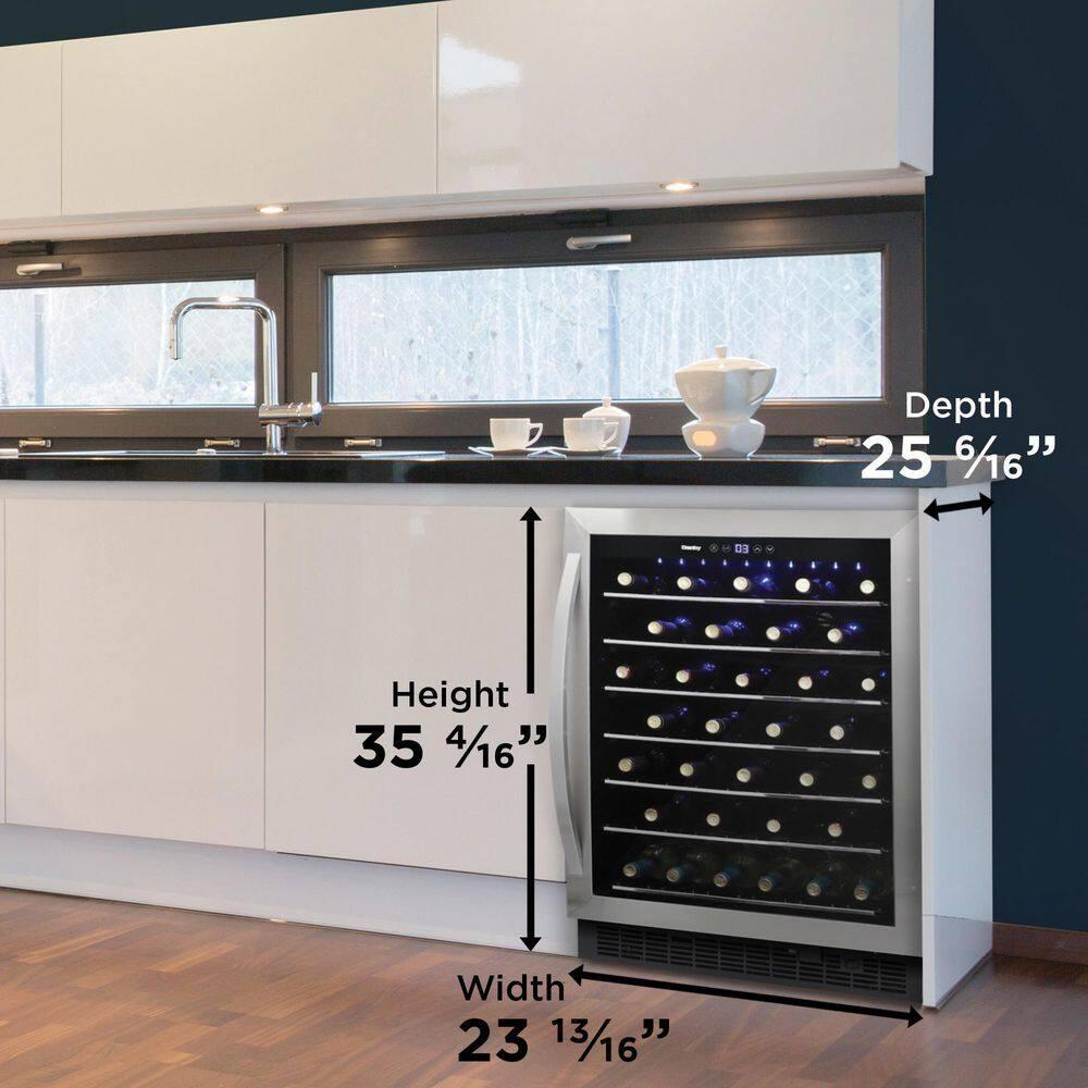 Danby Danby Single Zone 23.8'' Built-In 60 Bottle Wine Refrigerator with Reversible Door