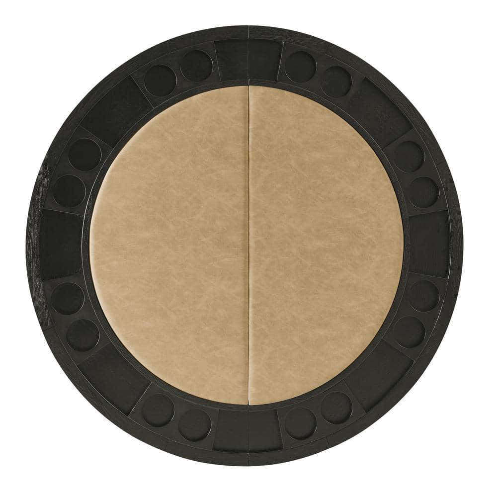 Steve Silver Furniture Rylie 50" 8 - Player Foldable Poker Table with Chairs and Drawers