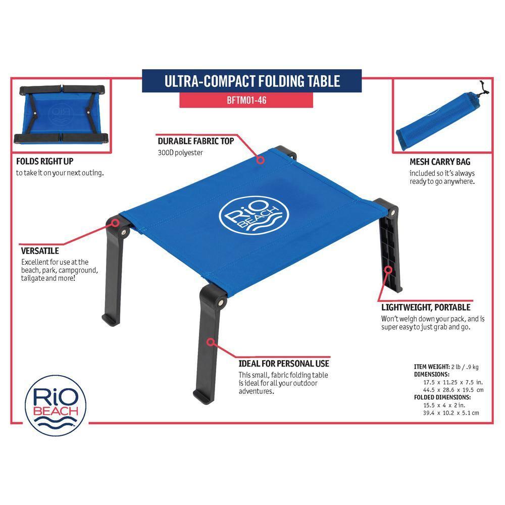 Rectangular Outdoor Folding Side Table