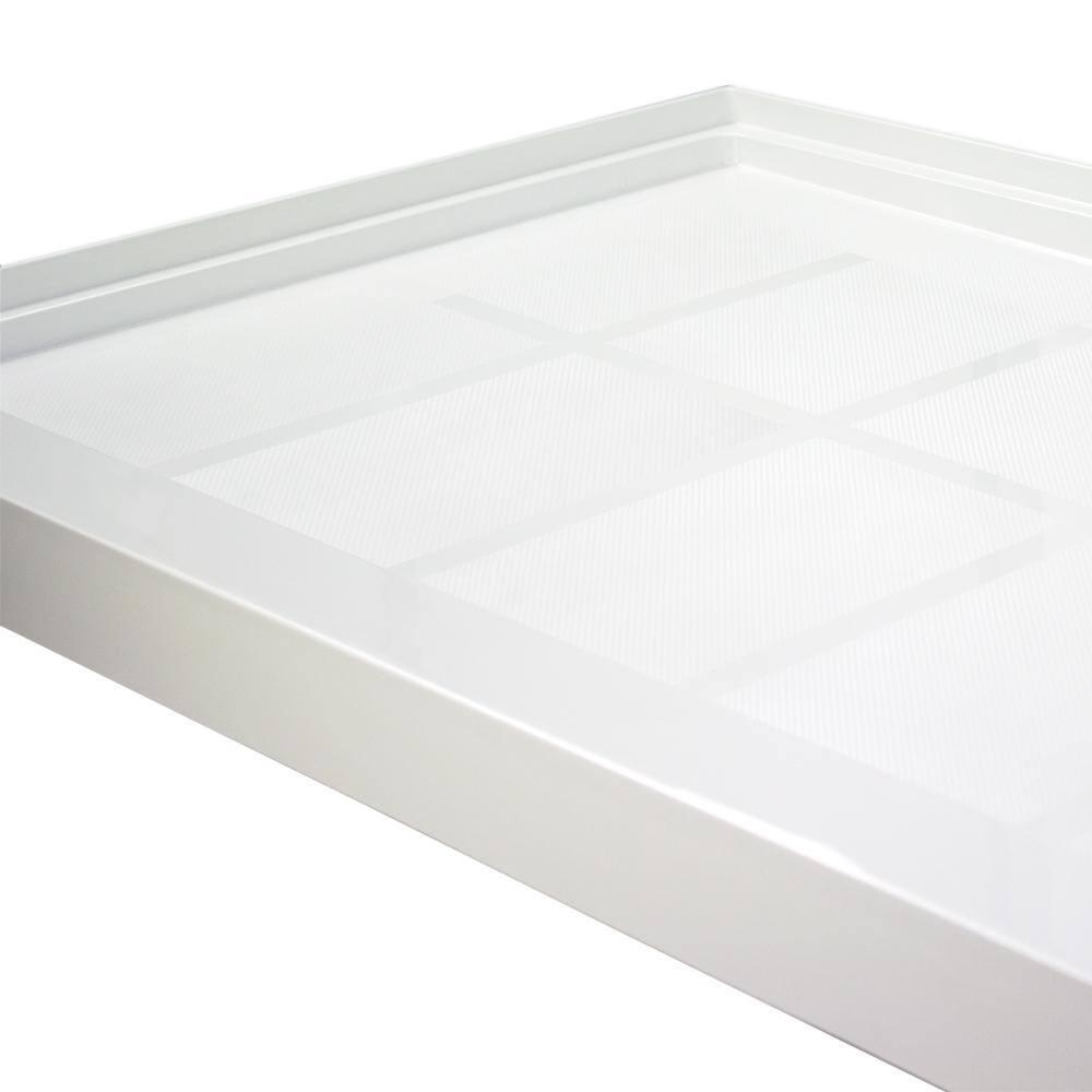 Linear 32 in. x 60 in. Single Threshold Shower Base in White