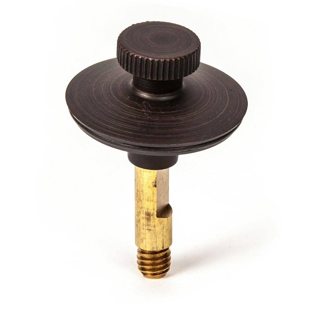 Universal Lift n Turn, (Twist Close) Bath Tub/Bathtub Drain Stopper includes 3/8" and 5/16" Fittings Oil-rubbed Bronze With Hair Catcher