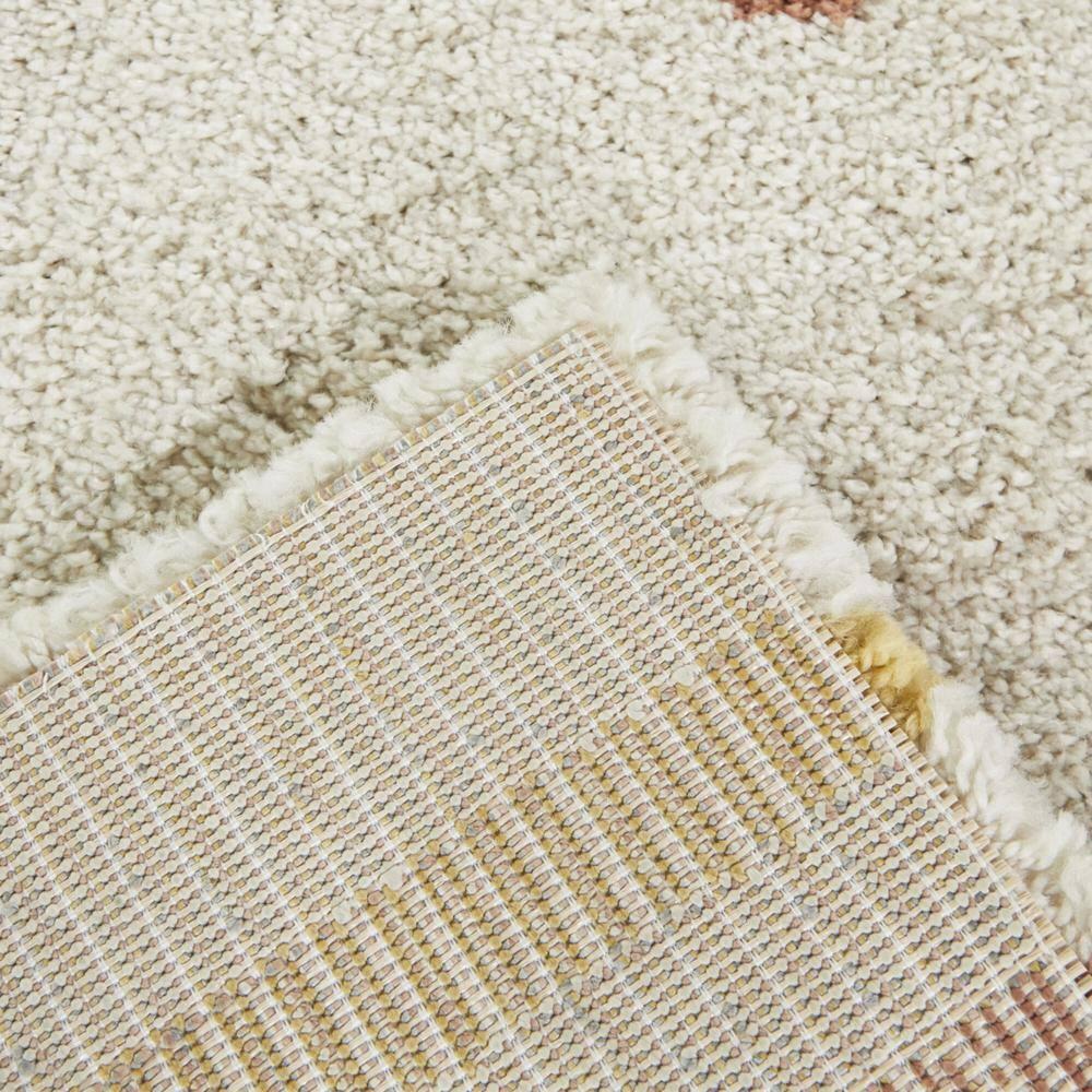 Balta Rugs 5'3"x7' Erin Striped Plush Teen Rug Cream: High Pile, Stain-Resistant, OEKO-TEX Certified, Indoor Use