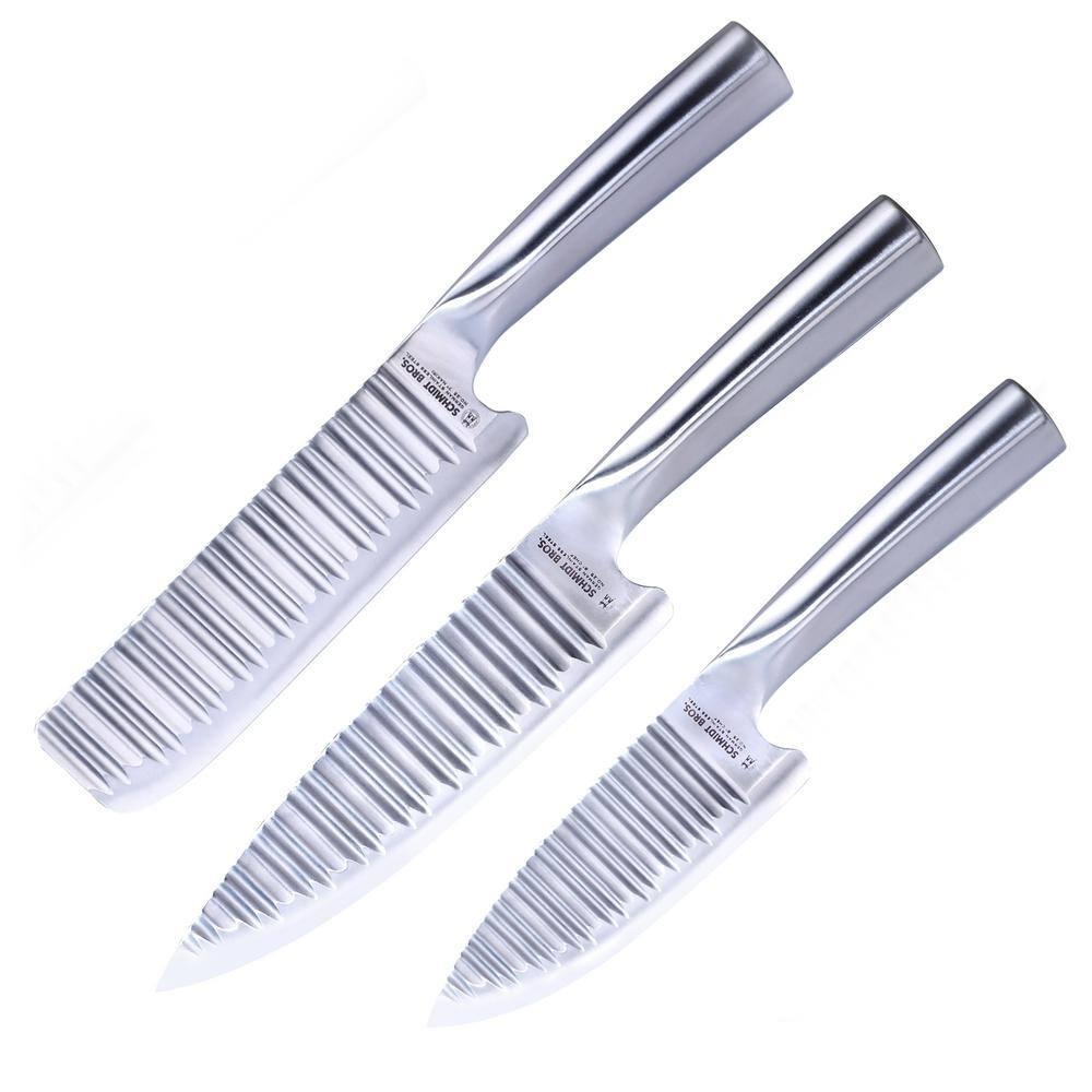 Schmidt Brothers Cutlery Jet Black 4-Piece Steak Knife Set