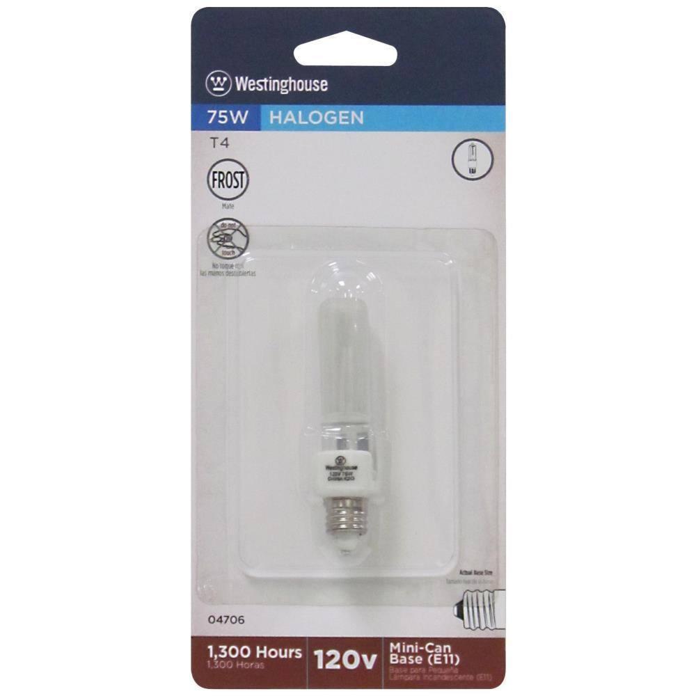Westinghouse 75 W T4 Decorative Halogen Bulb 1,050 lm White 1 pk