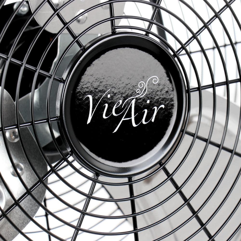 Vie Air 20 Inch Twin Pack Industrial Tilting High Velocity 3 Speed Metal Floor Fan