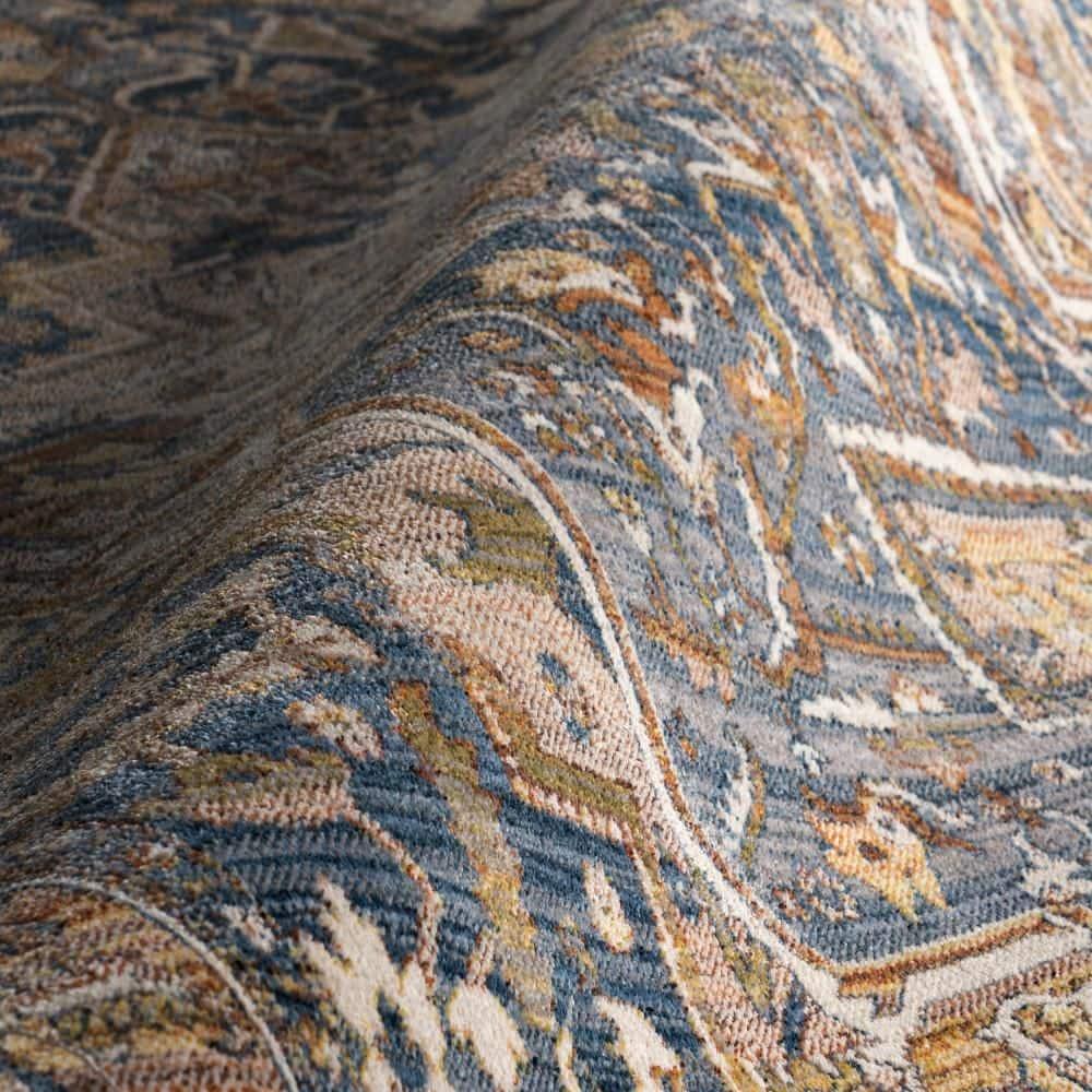 Nuloom Harriet Medallion 5x8 Indoor Area Rug for Living Room Bedroom Dining Room Kitchen, Rust/Multicolor