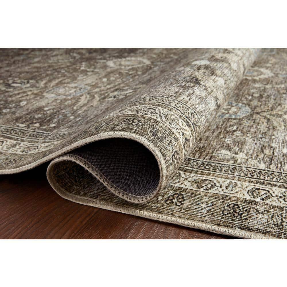 Layla Antique Moss Rectangular Polyester Area Rug