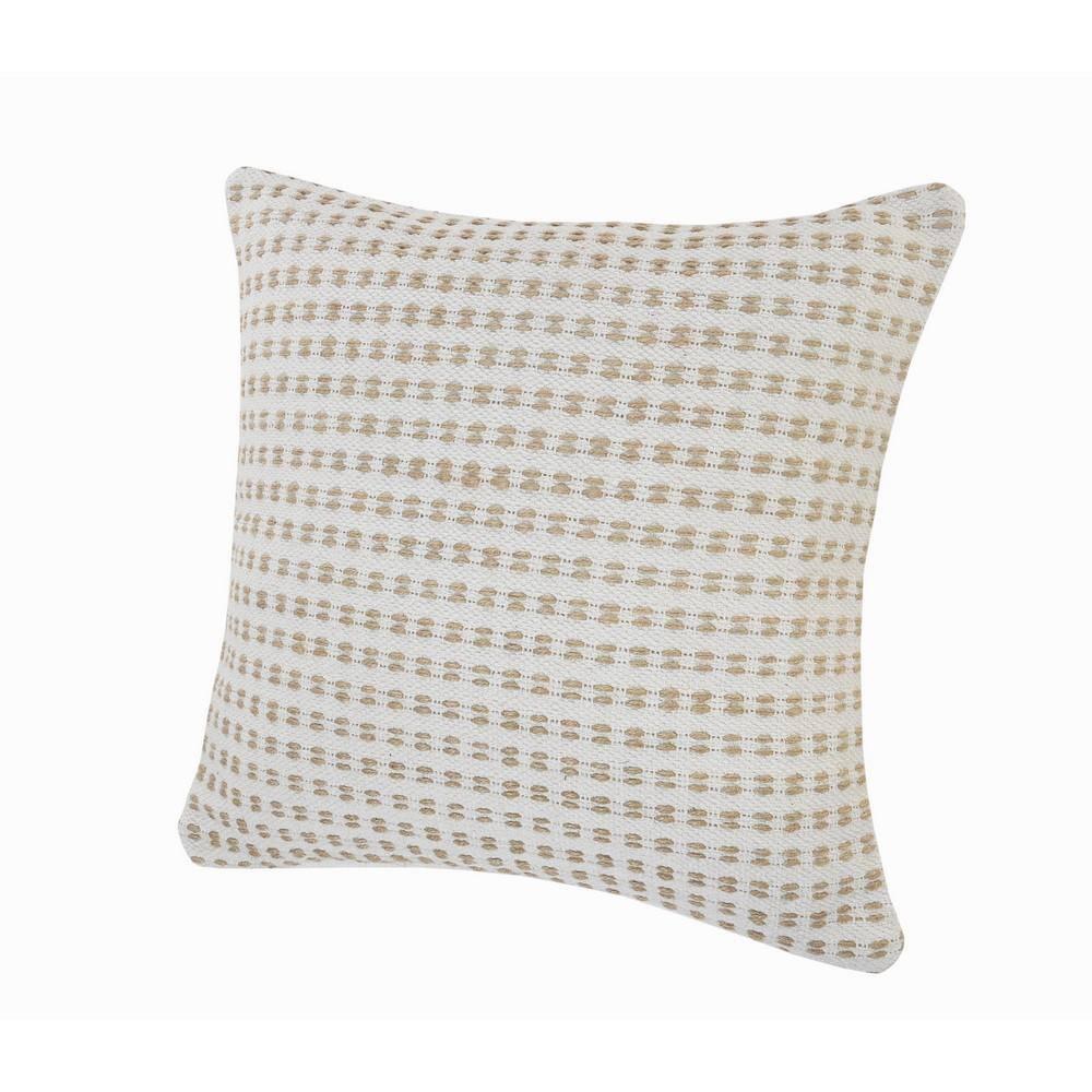Willow Textured Cotton Throw Pillow